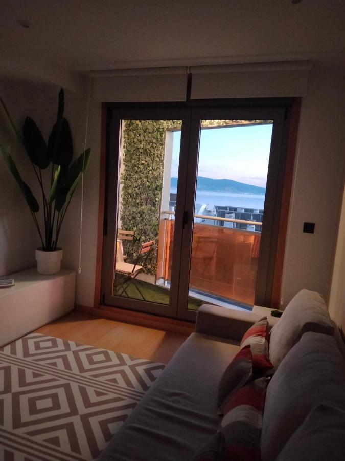 Apartamento Sanxenxo Carles Deluxe Ocean View Bagian luar foto