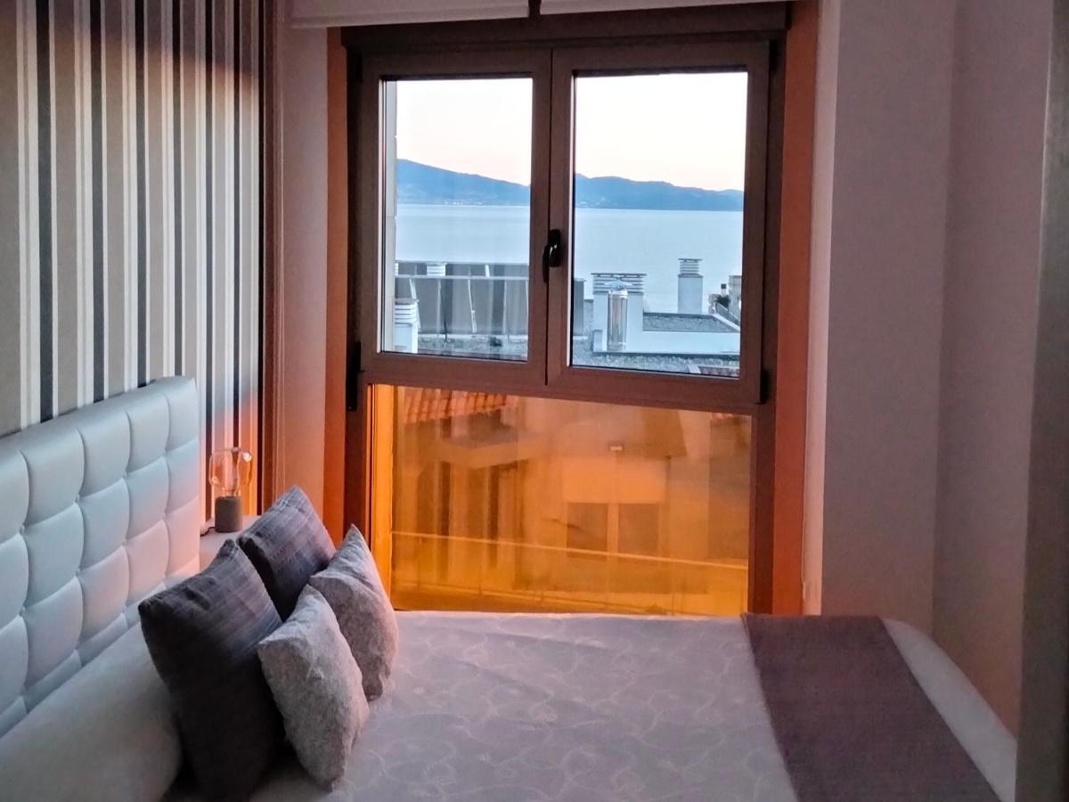 Apartamento Sanxenxo Carles Deluxe Ocean View Bagian luar foto