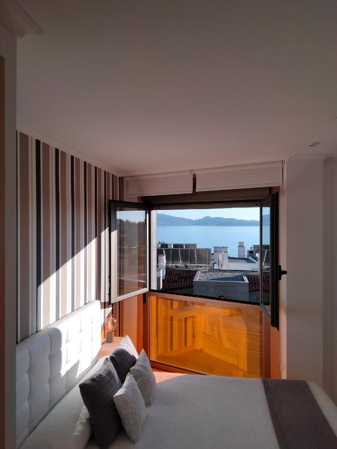 Apartamento Sanxenxo Carles Deluxe Ocean View Bagian luar foto