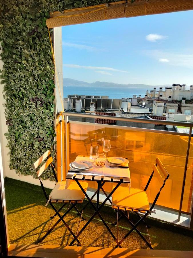 Apartamento Sanxenxo Carles Deluxe Ocean View Bagian luar foto