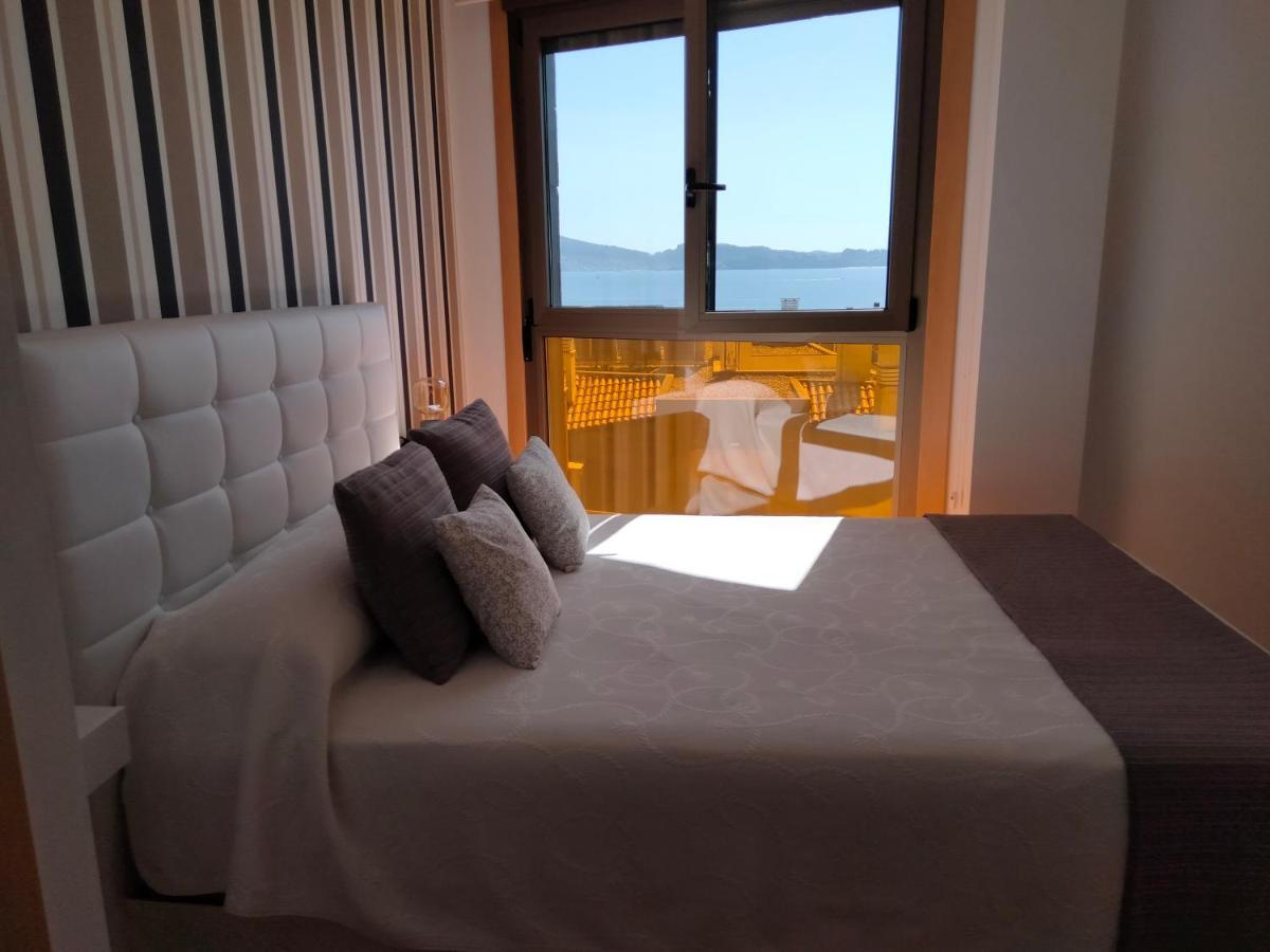 Apartamento Sanxenxo Carles Deluxe Ocean View Bagian luar foto